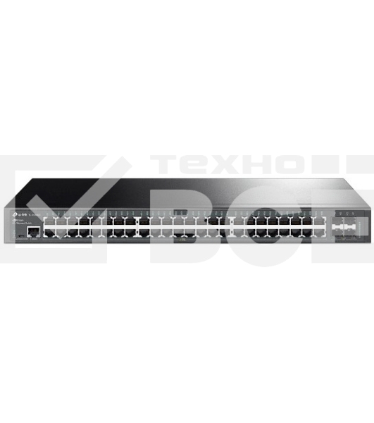 Коммутатор 48-портовый гигабитный управляемый уровня 2+ TP-Link TL-SG3452X JetStream с четырьмя слотами SFP+ 10 Гбит/с