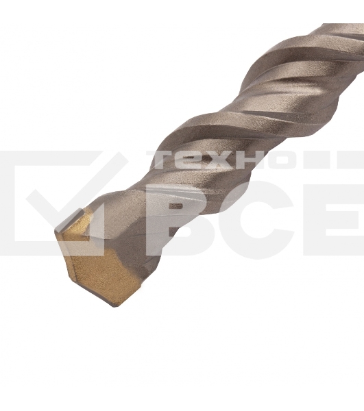 Бур по бетону, двойная спираль, Cobalt W-tip, 18x600 мм, SDS PLUS Denzel