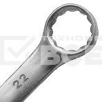 Ключ MATRIX комбинированный, 22 мм, CrV, матовый хром, фото4