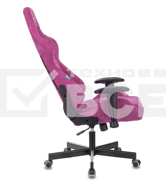 Кресло игровое Бюрократ VIKING KNIGHT LT15 FABRIC малиновый крестовина металл/пластик