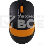 Мышь беспроводная A4Tech Fstyler FG10 черный/оранжевый, 2000 dpi, радиоканал, USB, кнопки - 4, фото2