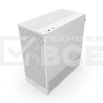 Компьютерный корпус без блока питания NZXT H5 Flow RGb, Midi-Tower, TG, 4x120мм RGb, 1xUSB-A 3.2 + 1xUSB-C 3.2, E-ATX, ATX, mATX, mITX белый, фото4