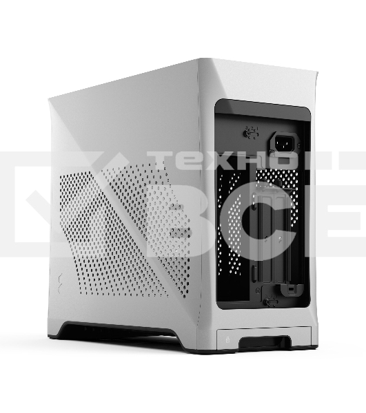 Компьютерный корпус без блока питания Fractal Design Era 2, SFF, 2x120мм, 2xUSB-A 3.0 + 1xUSB 3.2 Type-C, SFX PSU Support, mITX Silver