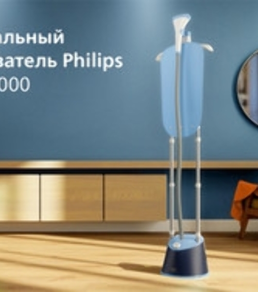 Отпариватель Philips STE1030/20 темно-лазурный, 1800 Вт, 36 г/мин, 1800 мл