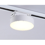 Трековый однофазный светодиодный светильник Ambrella light GL6835 WH белый LED 15W 3000K D115*80, фото 1