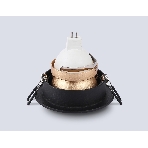 Встраиваемый точечный светильник Ambrella light TN102825 BK/GD черный/золото GU5.3 D92*50, фото5