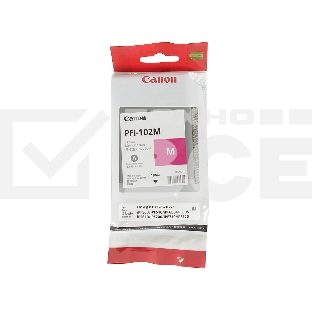 Картридж струйный Canon PFI-102M (0897B001) пурпурный (130 мл.) для Canon imagePROGRAF iPF605, iPF610., iPF650, iPF655, iPF710, iPF755, LP17, iPF510