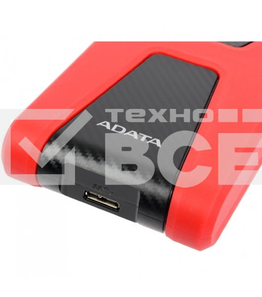 Внешний HDD AData USB 3.0 1Tb AHD650-1TU3-CRD DashDrive Durable 2.5' красный