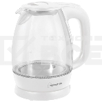 Чайник электрический HOMESTAR HS-1012, стеклянный, белый пластик , 1,7 л (в уп. 6 шт), фото4