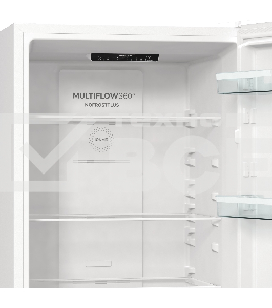 Холодильник Gorenje NRK6191EW4 белый двухкамерный 203/99л морозилка снизу