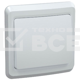 Выключатель 1-кл. СП Вега 10А IP20 ВС10-1-0-ВБ бел. ИЭК EVV10-K01-10-DM