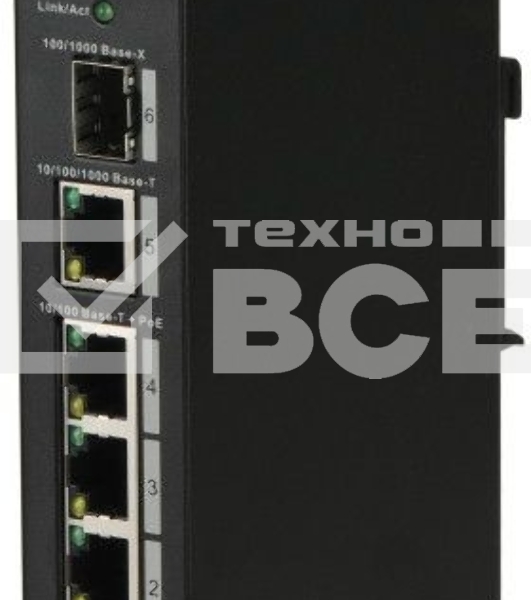 Неуправляемый POE коммутатор Dahua DH-PFS3106-4ET-60