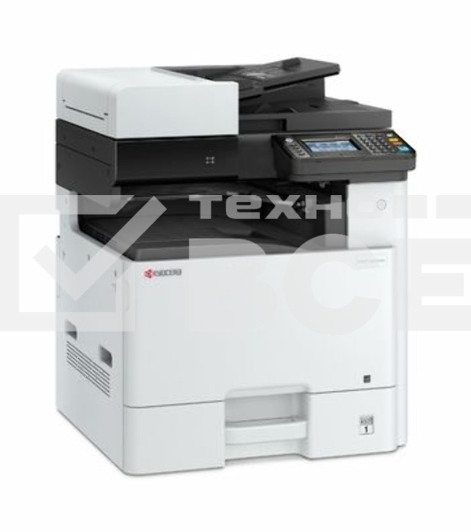 МФУ лазерный Kyocera Ecosys M8124cidn (1102P43NL0), A3, цветной, печ. до 24 стр/мин. (А4) до 12 стр/мин. (А3), скан. до 50 стр/мин., 1200 x 1200 dpi (печать) 600x600dpi (скан.), USB, RJ-45, NFC, Air Print, Mopria