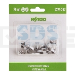 Компактная клемма 2-х проводная, 20 штук (серия 2273-242), фото 1