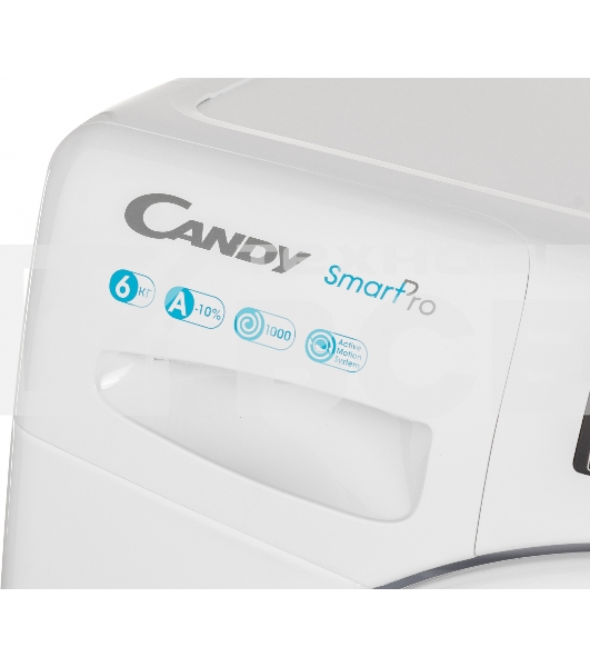 Стиральная машина Candy Smart Pro CSO34 106T1/2-07 белый, загрузка фронтальная 6 кг, 1000 об/мин., класс: А
