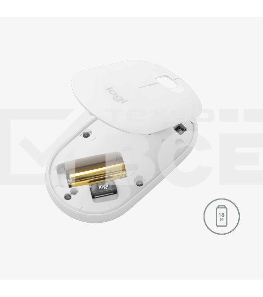 Мышь беспроводная Logitech Pebble M350 графитовый, 1000 dpi, радиоканал, Bluetooth, USB, кнопки - 3