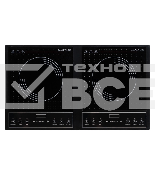Плита настольная индукционная Galaxy Line GL 3062, черная, 3400 Вт