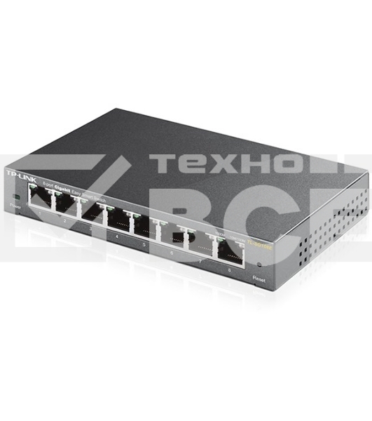 Коммутатор TP-Link SMB TL-SG108E 8-port Desktop Gigabit Switch, 8 10/100/1000M RJ45 ports