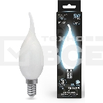 Лампа светодиодная Filament Свеча на ветру E14 5Вт 4100К OPAL GAUSS 104201205, фото2