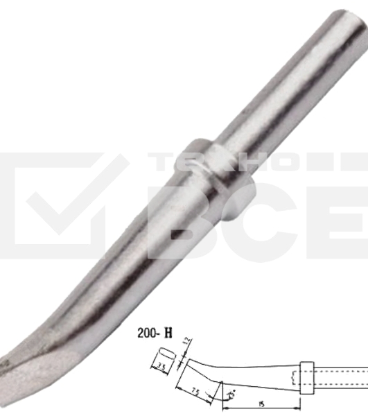 Жало паяльное Quick QSS200-T-H