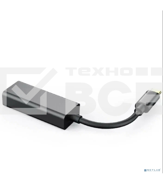 Кабель-переходник USB 3.1 Type-C -->RJ-45 1000Mbps Ethernet, Aluminum Shell, 0.15м Telecom <TU320M>
