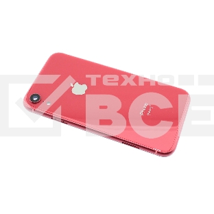 Задняя крышка (корпус) в сборе с рамкой для Apple iPhone XR red