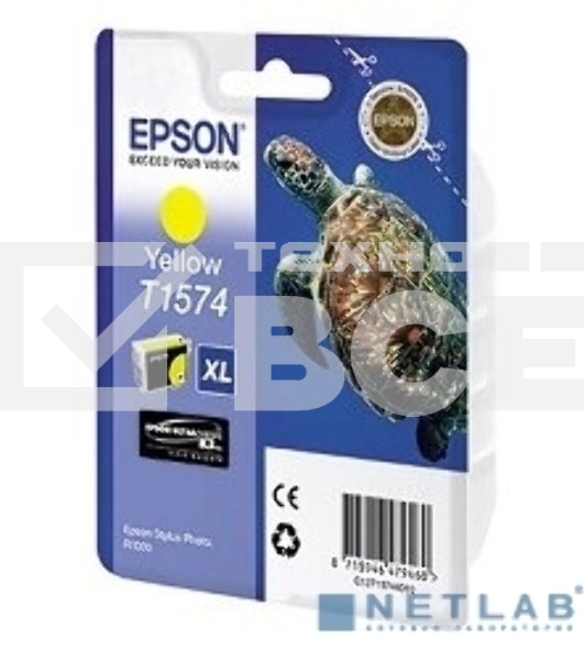 Картридж струйный Epson C13T15744010 желтый для Epson St Ph R3000 (850стр.)