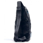 Рюкзак слинг Piquadro Blue Square Revamp CA5577B2V/BLU, кожа, синий, фото10