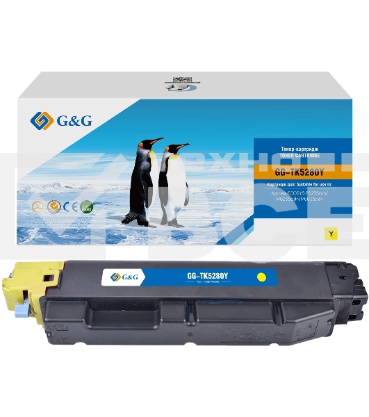 Картридж лазерный G&G GG-TK5280Y (TK5280Y) желтый (11000 стр.) для Kyocera ECOSYS P6235cdn/M6235cidn/M6635cidn