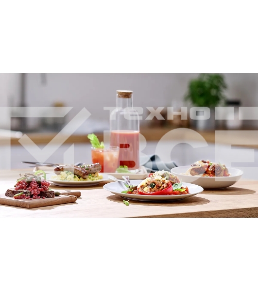 Мясорубка Bosch MFW67440 2000Вт черный/серебристый