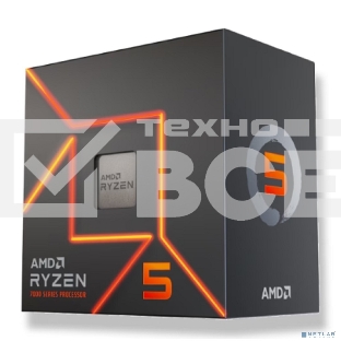 Процессор AMD Ryzen 5 7400F OEM 100-000001845 AM5, 3.7-4.7GHz, 6 cores/12 threads, 6Mb+32Mb, 65W, w/o VGA