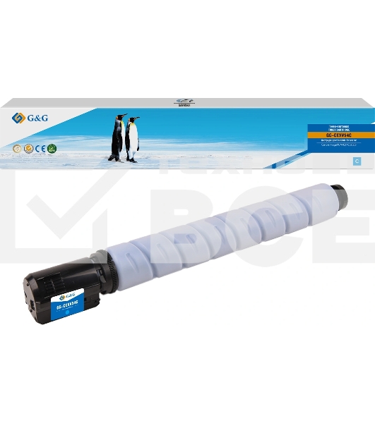 Картридж лазерный G&G GG-CEXV54C C-EXV54 C голубой (8500 стр.) для Canon imageRUNNER C3025i
