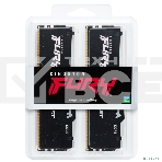 Оперативная память Kingston Fury Beast, DDR5, 32Gb (2x16 Gb), 6400 MHz, CL32, радиатор, RGB, черный, фото9