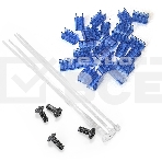 Патч-панель телефонная 19', 1U 25 port ExeGate разъем RJ-12 6P4C, RoHS, черный, фото5