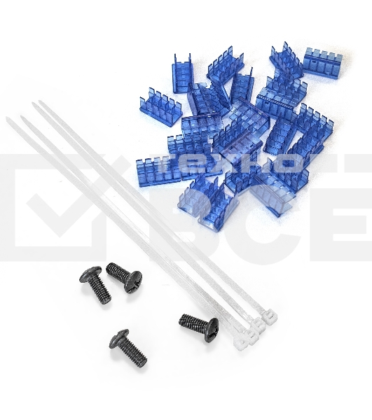 Патч-панель телефонная 19', 1U 25 port ExeGate разъем RJ-12 6P4C, RoHS, черный