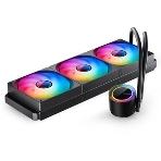 Система жидкостного охлаждения Jonsbo TG-420 ARGB Black, 420 мм, 3x140 мм, 800-1800 об/мин, 20.3-36.2 дБ, 4-pin PWM, 300 Вт, ARGB, черный, фото11