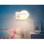 Настенный светодиодный светильник Ambrella light FW555 SWH белый песок LED 3000K 5W 80*80*138, фото3
