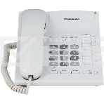 Телефон проводной Panasonic KX-TS2388RUW белый индикатор вызова,повторный набор последнего номера,4 уровня громкости звонка, фото4