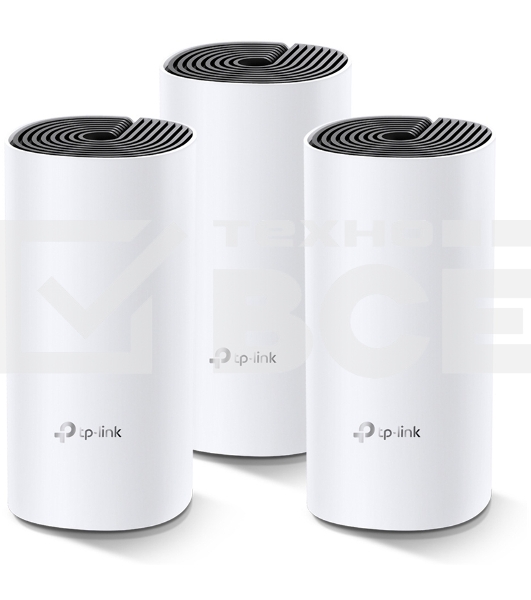 Бесшовный Mesh роутер TP-Link Deco M4 (DECO M4(3-PACK)) AC1200 10/100/1000BASE-TX (упак.:3шт)