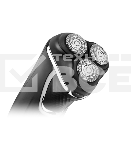 Бритва Centek CT-2182 ротор, 5 плавающих головок, аккумулятор + работа от сети, влажное бритьё