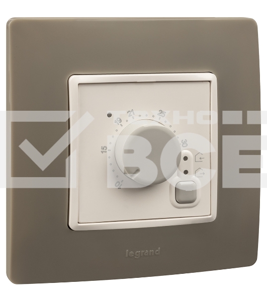 Регулятор теплого пола 672230 Legrand Etika Белый