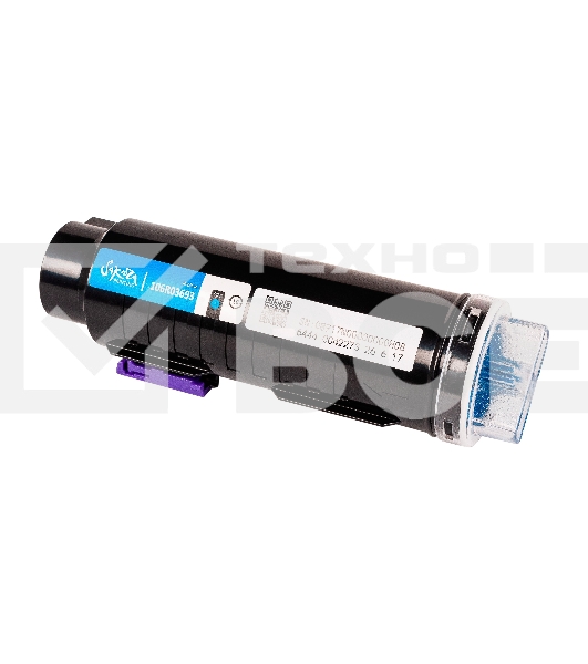 Картридж Sakura 106R03693 для Xerox Phaser 6510, WC 6515, голубой, 4300 к.