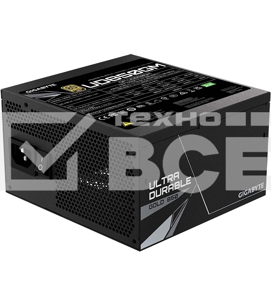 Блок питания Gigabyte ATX 850W GP-UD850GM 80+ gold 24+2x(4+4) pin APFC 120мм fan 8xSATA Cab Manag RTL