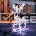 Фигура объемная Neon-night Олень 115х195 см, 528 LED, IP65, цвет свечения белый, фото2