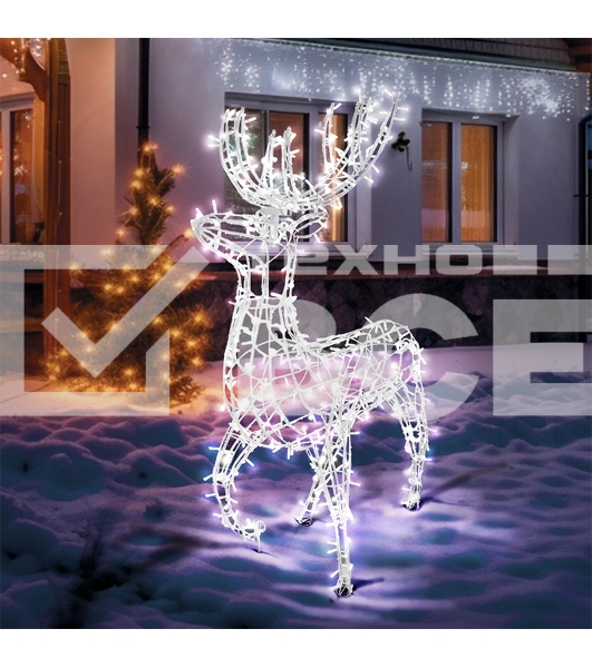Фигура объемная Neon-night Олень 115х195 см, 528 LED, IP65, цвет свечения белый