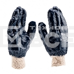 Перчатки трикотажные Сибртех с обливом из бутадиен-нитрильного каучука, манжет, L, фото6