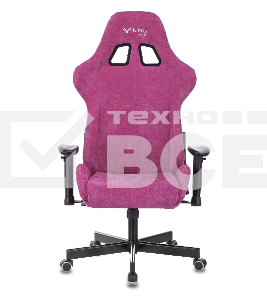 Кресло игровое Бюрократ VIKING KNIGHT LT15 FABRIC малиновый крестовина металл/пластик