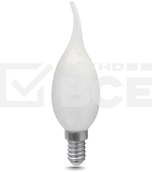 Лампа светодиодная Filament Свеча на ветру E14 5Вт 4100К OPAL GAUSS 104201205