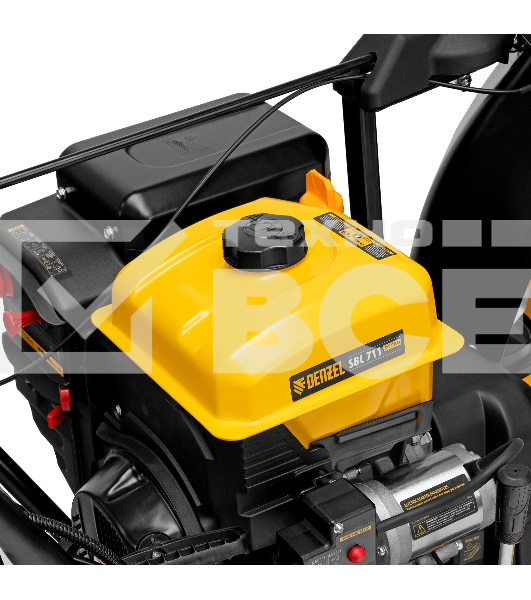 Бензиновая снегоуборочная машина SBL 711DT PRO, 420cc, гусеницы, эл.старт, блок. дифф.  Denzel