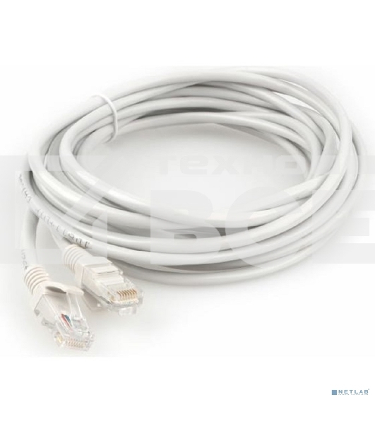 Патч-корд CCA light UTP Гарнизон PC-UTP-5e-5 cat.5e, 5м, литой, многожильный серый